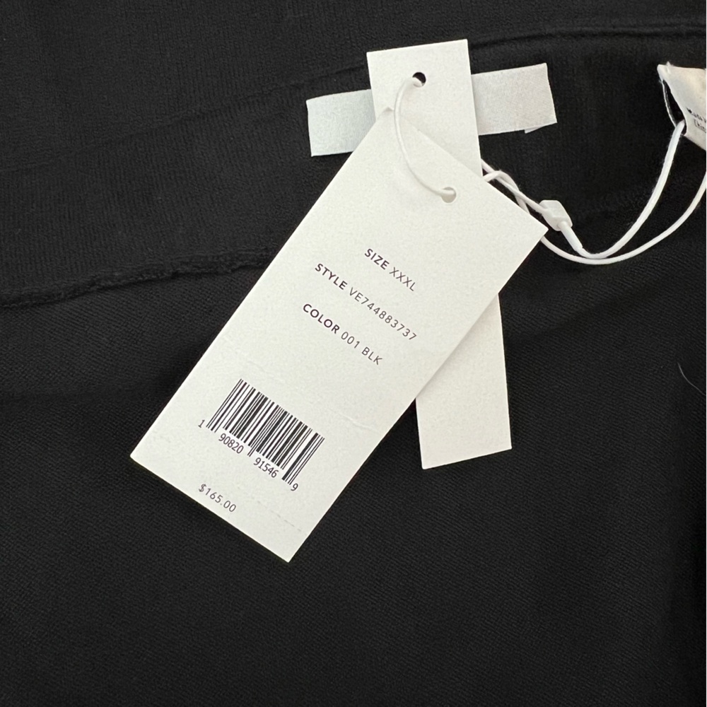 Vince Asymmetrical Overlap Skirt Black Size XXXL - Picture 6 of 7